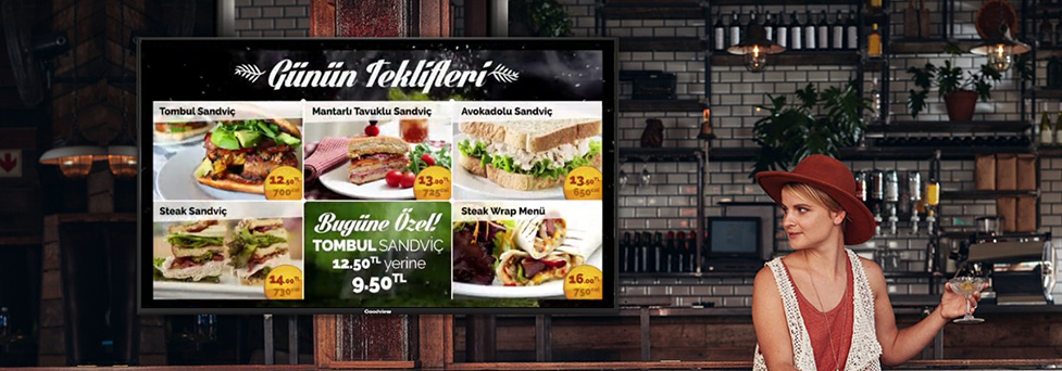 餐饮数字化显示解决方案